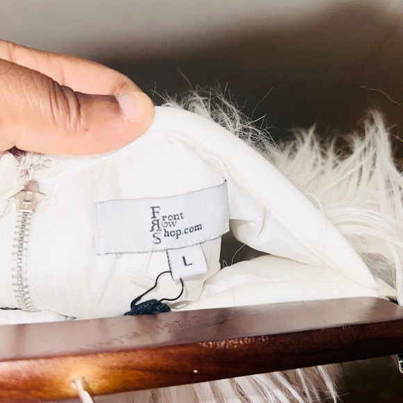 Front Row Shop Faux Fur Mini Skirt - Picture 3 of 4